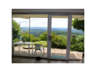 Blick vom Wohnbereich