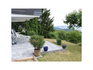 Terrasse vor Appartement