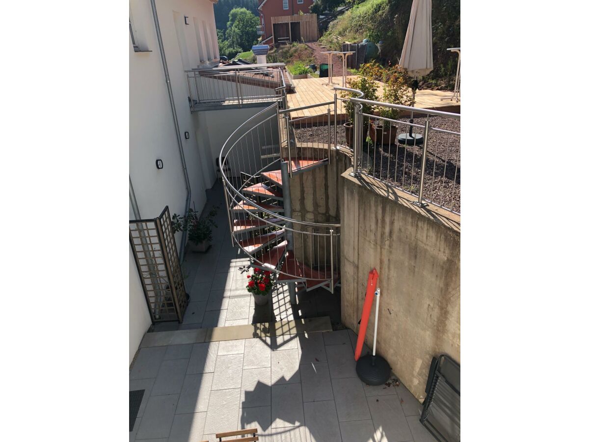 Die Wendeltreppe von Namur zur grossen Terrasse