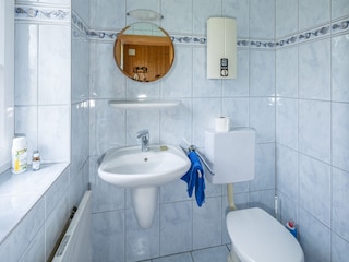 Eigene Toilette in der Sauna