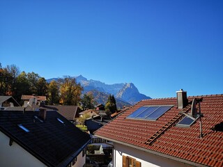 Blick vom Balkon
