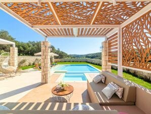 Ferienhaus Villa mit Panoramablick, privater Pool auf Kreta - Georgioupolis - image1