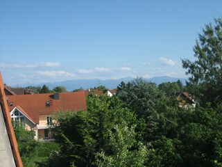 Ausblick vom Balkon