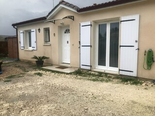 Casa de vacaciones Saint-Cibard Grabación al aire libre 1