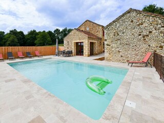 Maison de vacances Doissat Enregistrement extérieur 4