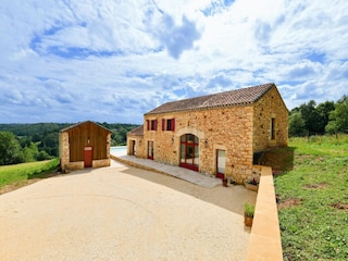 Ferienhaus Doissat Außenaufnahme 1