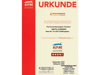 Appartamento per vacanze Zell am Ziller Documento 44