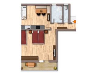 Appartamento per vacanze Zell am Ziller Pianta del piano 41