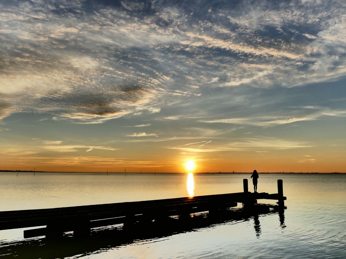 Sonnenuntergang am Dockkoog