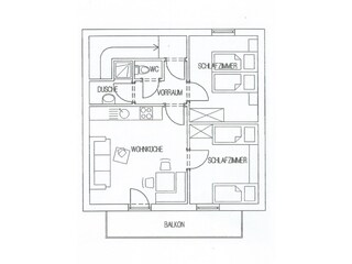 Vakantieappartement Unterach am Attersee Grondplan 40