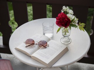 Balkon beim Schlafzimmer.