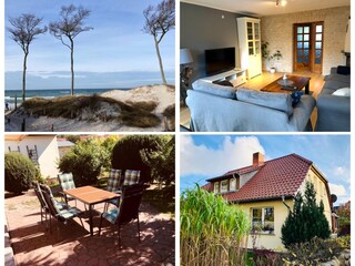 Strand, Haus und Ferienwohnung