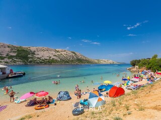 der Strand, kristallklares Meer