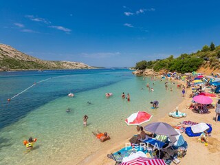 der Strand, kristallklares Meer