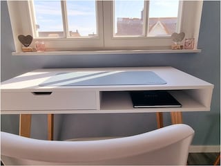 Schreibtisch für Urlaubspost