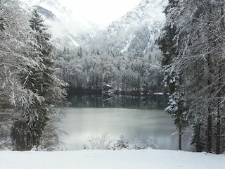 Ein Winterspaziergang um den Freibergsee in Oberstdorf