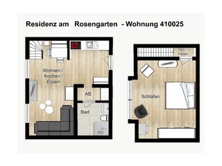 Vakantieappartement Wangerooge Grondplan 34