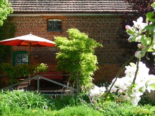 Die Terrasse der Wohnung "Helena".