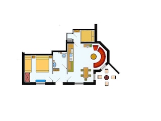 Appartement de vacances Stützengrün Plan d'étage 5