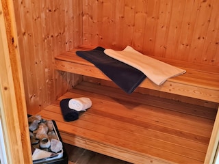 hauseigene Sauna