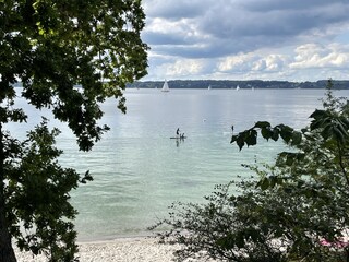 Blick auf die Förde ca. 50m entfernt vom Haus am Strand