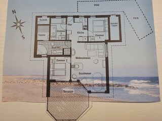 Grundriss Ferienhaus Strandliebe