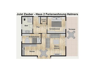 Appartamento per vacanze Juist Registrazione all'aperto 7