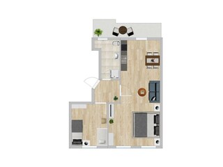 Vakantieappartement Burg auf Fehmarn Grondplan 19