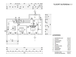 Casa de vacaciones Labin - Rabac Plano de planta 27