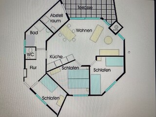 Vakantiehuis Julianadorp Grondplan 40