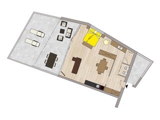 Appartamento per vacanze Kaltern Pianta del piano 12