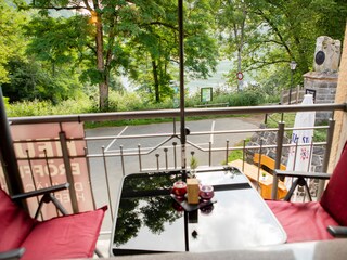 Balkon mit Sichtschutz