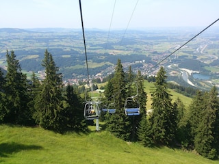 ...Bergbahn auf den "Mittag" (ca.14km)