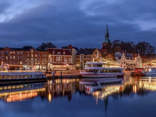 Kappeln bei Nacht