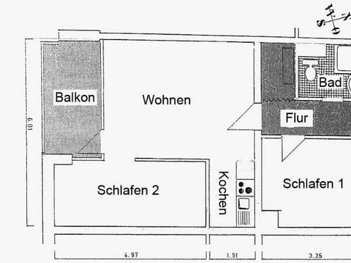 Ferienwohnung Wyk auf Föhr Ausstattung 23