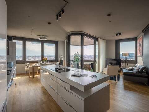 Appartement Skyflats Vienna Black View