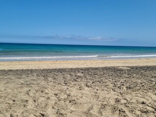 Strand Costa calma  vom Bungalow  10 Minuten Gehweg