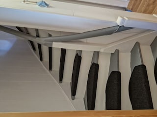 Treppe zu den Schlafzimmern