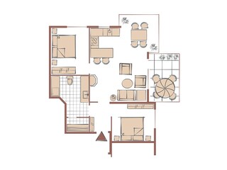 Ferienwohnung Großenbrode Grundriss 46