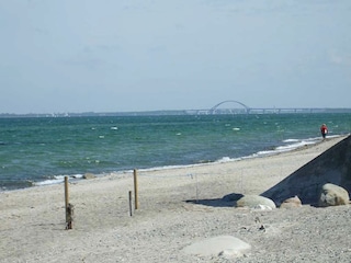 Blick zum Fehmarnsund von Graswarder aus