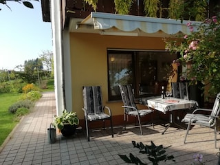Ferienwohnung Familie Kleinert im Westallgäu - Terrasse