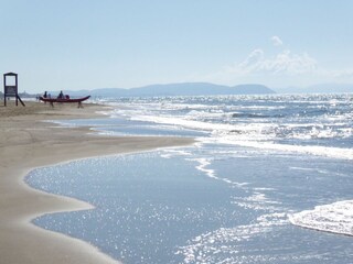 Strand Pianetti, ca 20 Minuten entfernt