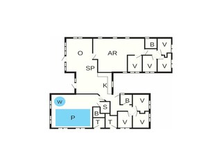 Casa per le vacanze Marielyst Pianta del piano 40