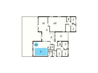 Casa de vacaciones Marielyst Plano de planta 15