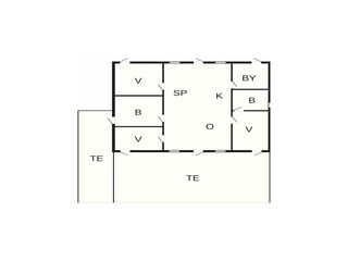 Casa de vacaciones Kelstrup Strand Plano de planta 6