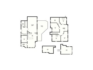 Maison de vacances Broager Plan d'étage 77