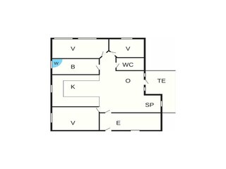 Casa per le vacanze Højby Pianta del piano 45