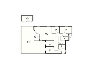 Maison de vacances Vejby Strand Plan d'étage 6