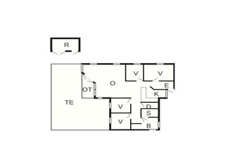 Maison de vacances Vejby Strand Plan d'étage 62