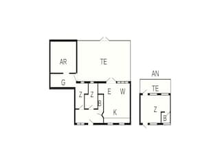 Maison de vacances Køge Plan d'étage 20